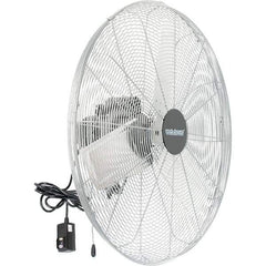 PRO-SOURCE - 30" Blade, 1/4 hp, 5,300, 6,200 & 7,800 CFM, Oscillating Industrial Circulation Fan - Back-Mounted, 120 VAC Volts, 1.60-1.90 Amps, 3 Speed - Eagle Tool & Supply