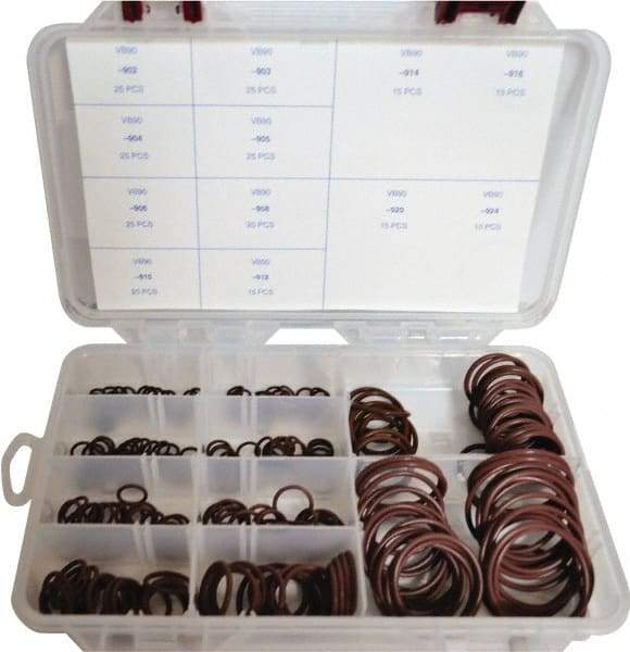 Value Collection - Fluoroelastomer O-Ring - Round Cross Section, 90 Durometer - Eagle Tool & Supply