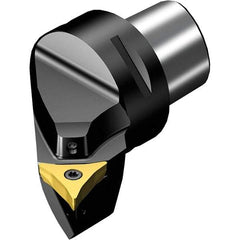 Sandvik Coromant - Right Hand Cut, Size C6, CP-A1108 Insert Compatiblity, Modular Turning & Profiling Cutting Unit Head - 50mm Ctr to Cutting Edge, Through Coolant, Series CoroTurn Prime - Eagle Tool & Supply