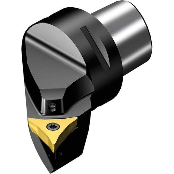 Sandvik Coromant - Left Hand Cut, Size C5, CP-A1108 Insert Compatiblity, Modular Turning & Profiling Cutting Unit Head - 40mm Ctr to Cutting Edge, Through Coolant, Series CoroTurn Prime - Eagle Tool & Supply