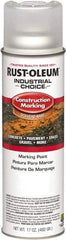 Rust-Oleum - 17 fl oz Clear Paint & Primer - 400' Coverage at 1" Wide, Solvent Base Formula, >500 gL VOC - Eagle Tool & Supply