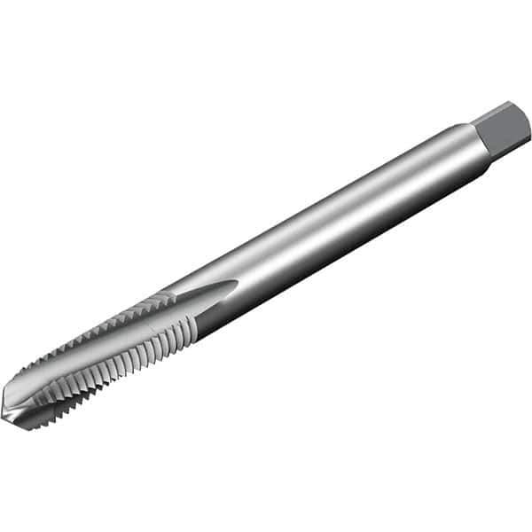Sandvik Coromant - 3 Flute 3B Spiral Flute Tap - Powdered Metal High Speed Steel, Uncoated - Eagle Tool & Supply