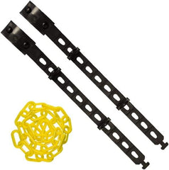 PRO-SAFE - 25' Long Plastic Hook Strap - Black - Eagle Tool & Supply