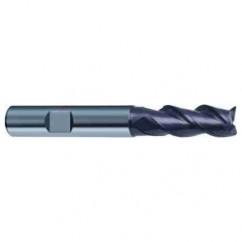 3.7mm Dia. - 57mm OAL - 3 FL Variable Helix Firex Carbide End Mill - Eagle Tool & Supply