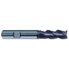 3.7mm Dia. - 57mm OAL - 3 FL Variable Helix Firex Carbide End Mill - Eagle Tool & Supply