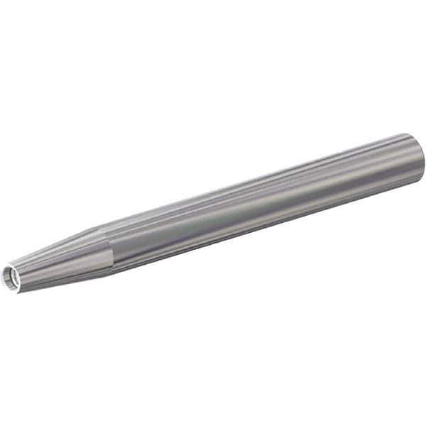 Kennametal - DL16 Straight Shank 3/4" Hole End Mill Holder/Adapter - 0.6053" Nose Diam, 7-1/2" Projection, Through Coolant - Exact Industrial Supply