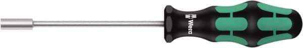 Wera - 5.5mm Solid Shaft Nutdriver - Cushion Grip Handle, 223mm OAL - Eagle Tool & Supply