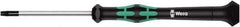 Wera - 8 Torx Driver - 60mm Blade Length, 157mm OAL, Ergonomic Handle - Eagle Tool & Supply