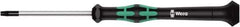 Wera - 5 Torx Driver - 40mm Blade Length, 137mm OAL, Ergonomic Handle - Eagle Tool & Supply