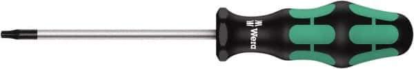 Wera - 7 Tamper Resistant Torx Driver - 60mm Blade Length, 130mm OAL, Ergonomic Handle - Eagle Tool & Supply