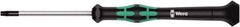 Wera - 10 Torx Driver - 60mm Blade Length, 157mm OAL, Ergonomic Handle - Eagle Tool & Supply