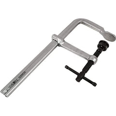 Wilton - 5-1/2" Throat Depth, 12" Max Capacity, Heavy-Duty F Sliding Arm Clamp - 2,660 Lb Clamping Pressure - Eagle Tool & Supply