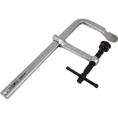 Wilton - 4-3/4" Throat Depth, 16" Max Capacity, Heavy-Duty F Sliding Arm Clamp - 2,660 Lb Clamping Pressure - Eagle Tool & Supply