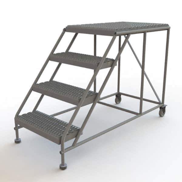 TRI-ARC - Rolling & Wall Mounted Ladders & Platforms Type: Rolling Work Platform Style: Steel Work Platform - Eagle Tool & Supply