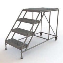 TRI-ARC - Rolling & Wall Mounted Ladders & Platforms Type: Rolling Work Platform Style: Steel Work Platform - Eagle Tool & Supply
