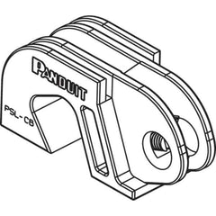 Panduit - Nylon Universal Circuit Breaker Lockout - 11/32 Max Cord Diam, 1 Padlock, 1 Circuit - Eagle Tool & Supply