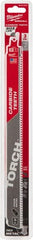 Reciprocating Saw Blade: Solid Carbide Straight, Universal Shank