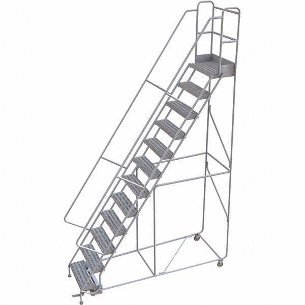 TRI-ARC - Rolling & Wall Mounted Ladders & Platforms Type: Rolling Warehouse Ladder Style: Rolling Safety Ladder - Eagle Tool & Supply