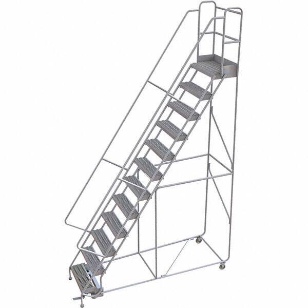 TRI-ARC - Rolling & Wall Mounted Ladders & Platforms Type: Rolling Warehouse Ladder Style: Rolling Safety Ladder - Eagle Tool & Supply
