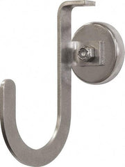 Mag-Mate - 42 Lb Capacity, 3-1/4" Projection, 304 Stainless Steel Magnetic J Hook - 5" OAL - Eagle Tool & Supply