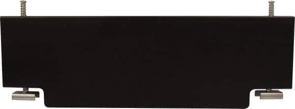 Mag-Mate - 3' Wide x 0.69' High, Stainless Steel Vertical Wind Welding Barricade - Black - Eagle Tool & Supply