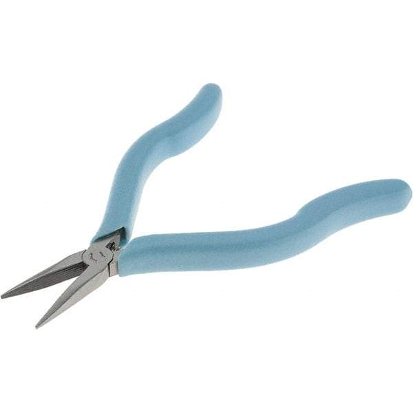 Xcelite - 6-1/2" Jaw Length x 7/16" Jaw Width, Long Nose Comfort Grip Pliers - Smooth Jaw, Bi-Material Cushion Handle - Eagle Tool & Supply