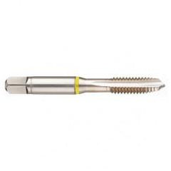 M18x2.5 6H 4-Flute Cobalt Yellow Ring Spiral Point Plug Tap-Bright - Eagle Tool & Supply