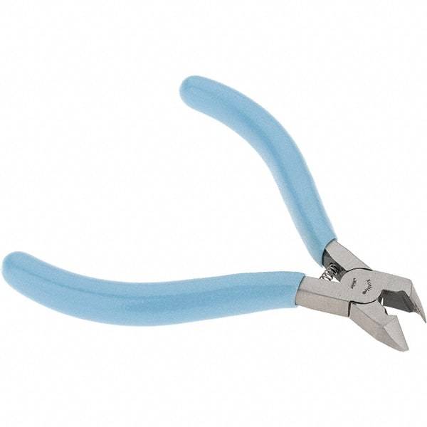 Xcelite - 100mm OAL, 20 AWG Capacity, Diagonal Cutter - 7/16" Jaw Length x 11mm Jaw Width, 29° Angled Head - Eagle Tool & Supply