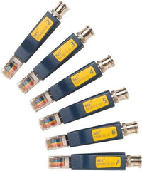 Fluke Networks - Blue Electrical Test Equipment Identifier Kit - Use with Microscanners2 Cable Testers - Eagle Tool & Supply