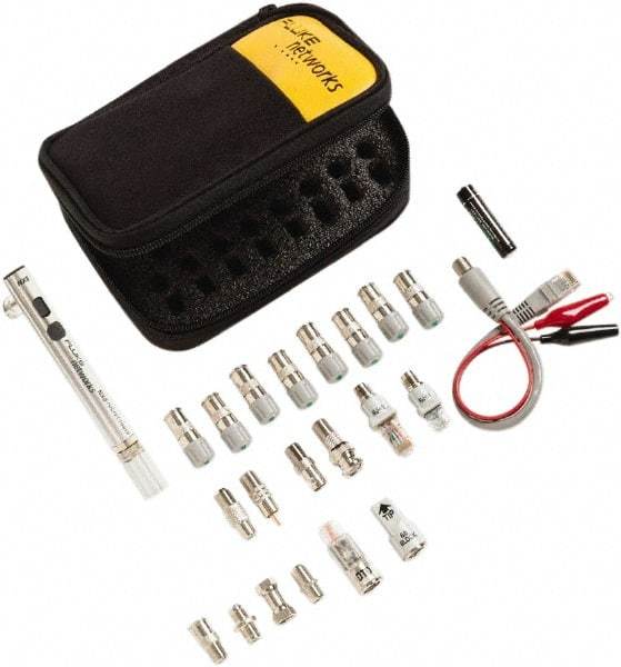 Fluke Networks - 24 Piece, Data & Video Kit - Comes in Clam Shell - Eagle Tool & Supply