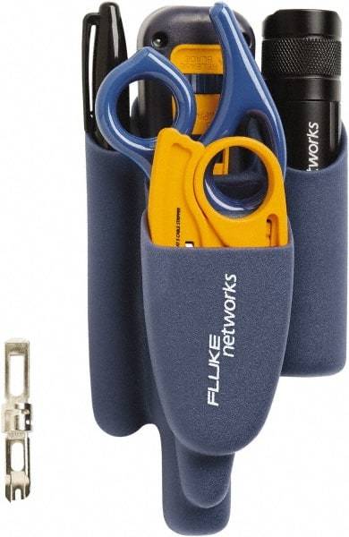 Fluke Networks - 7 Piece, Punchdown Tool Kit - Comes in Clam Shell - Eagle Tool & Supply