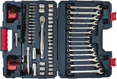 Crescent - 128 Piece 3/8" Drive Mechanic's Tool Set - Comes in Blow Molded Case - Eagle Tool & Supply