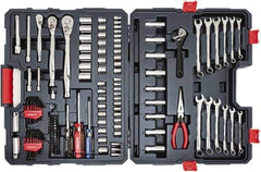 Crescent - 148 Piece 1/4, 3/8 & 1/2" Drive Mechanic's Tool Set - Comes in Blow Molded Case - Eagle Tool & Supply