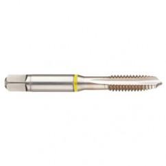 42437 2B 3-Flute Cobalt Yellow Ring Spiral Point Plug Tap-Bright - Eagle Tool & Supply