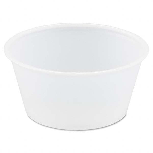 DART - Polystyrene Portion Cups, 3.25 oz, Translucent, 250/Bag, 10 Bags/Carton - Eagle Tool & Supply