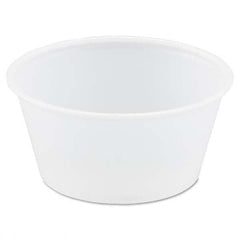 DART - Polystyrene Portion Cups, 3.25 oz, Translucent, 250/Bag, 10 Bags/Carton - Eagle Tool & Supply