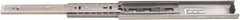 Sugatsune - 18" Slide Length, 18" Travel Length, 304 Stainless Steel Ball Bearing Slide - 100 Lb Capacity at Full Extension, Stainless Finish - Eagle Tool & Supply