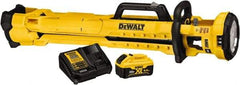 DeWALT - 20 Volts, 3000 Lumens, Cordless Work Light - Yellow, 11 hr Run Time - Eagle Tool & Supply