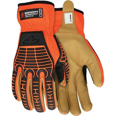 MCR Safety - Size S, ANSI Cut Lvl A5, Abrasion Lvl 4, Cut Resistant Gloves - Eagle Tool & Supply