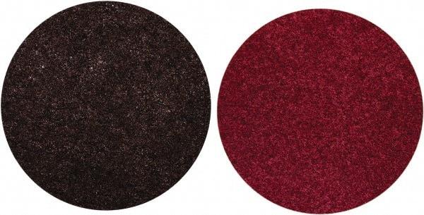 Norton - 4-1/2" Diam, Aluminum Oxide Hook & Loop Disc - Medium Grade, Nonwoven, Nylon Backing, - Eagle Tool & Supply