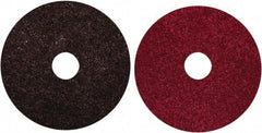 Norton - 5" Diam, Aluminum Oxide Hook & Loop Disc - Medium Grade, Nonwoven, Nylon Backing, - Eagle Tool & Supply