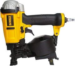 DeWALT - 3/4 to 1-3/4" Nail Length, 0.12" Nail Diam, Roofing Air Nailer - 70 to 120 psi - Eagle Tool & Supply