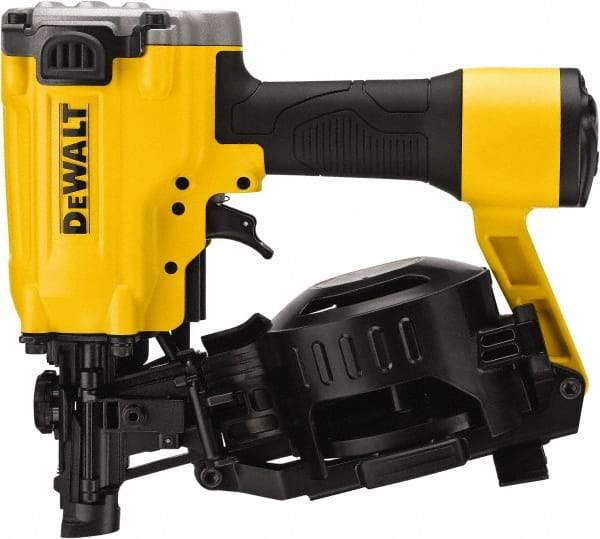 DeWALT - 3/4 to 1-3/4" Nail Length, 0.12" Nail Diam, Roofing Air Nailer - 70 to 120 psi - Eagle Tool & Supply