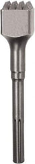 DeWALT - 1-3/4" Head Width, 10" OAL, 3/4" Shank Diam, Bushing Tool Chisel - SDS Max Drive, SDS Max Shank, Steel - Eagle Tool & Supply