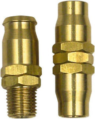 Stanley Bostitch - 1/4 Male NPT Universal Pneumatic Hose Air Hose Fitting - Steel, 1/4" Body Diam, 1/4" Hose ID - Eagle Tool & Supply