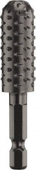 DeWALT - 1/2" Cut Diam, 1/4" Shank Diam, Cylinder Head Fine Diamond Cut Burr - Steel - Eagle Tool & Supply