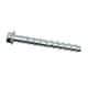 Powers Fasteners - 1/2" Diam, 5" Hex Drive, Concrete Screw & Masonry Fastener - Carbon Steel, Zinc-Plated Finish - Eagle Tool & Supply