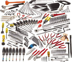 Proto - 229 Piece 1/4, 3/8 & 1/2" Drive Master Tool Set - Comes in Top Chest - Eagle Tool & Supply