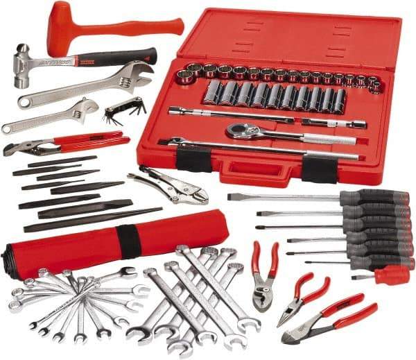 Proto - 77 Piece 3/8 & 1/2" Drive Master Tool Set - Comes in Tool Box - Eagle Tool & Supply