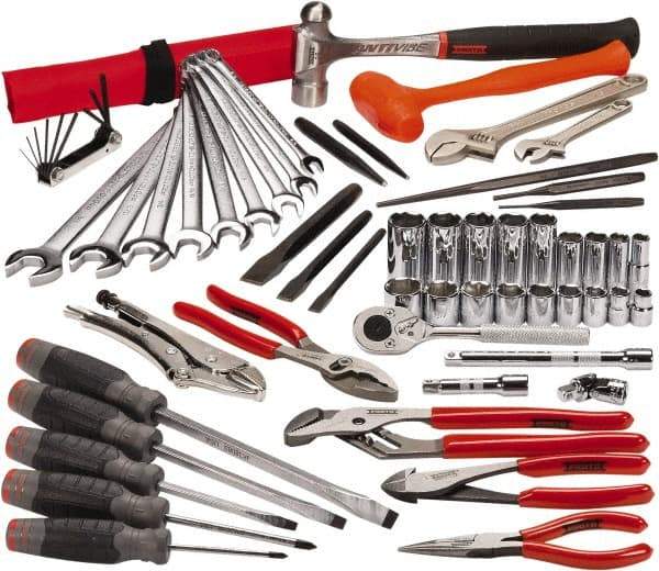 Proto - 62 Piece 3/8" Drive Master Tool Set - Comes in Tool Box - Eagle Tool & Supply